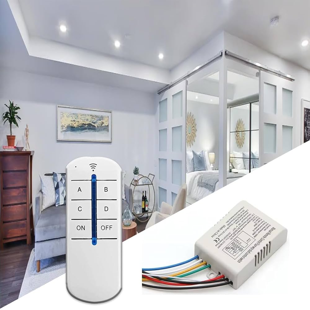 RF Remote Control Switch for Lights and Fans 1 RF Remote Control Switch for Lights and Fans