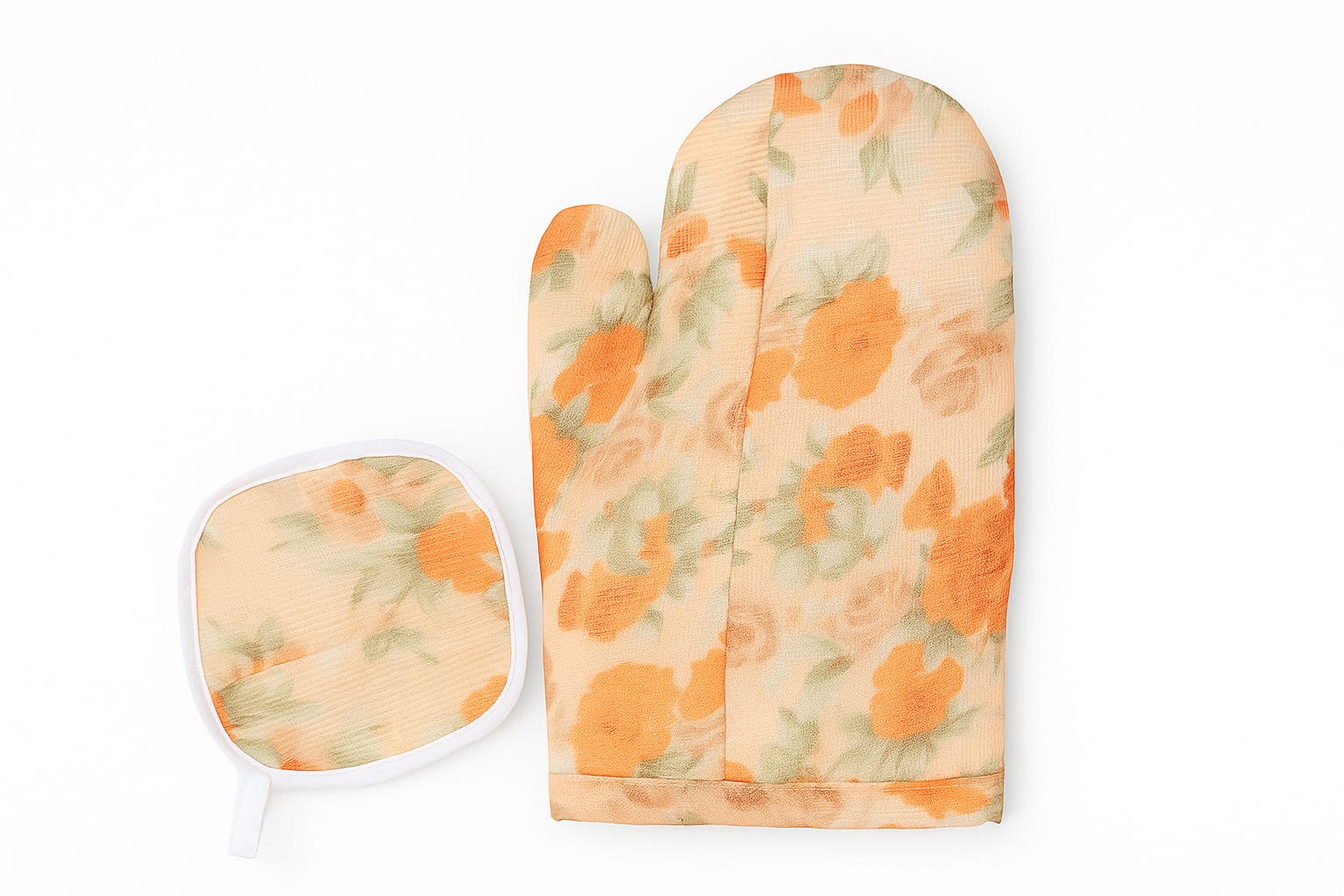Heat Resistant Oven Glove with Pot Holder 4 Heat Resistant Oven Glove with Pot Holder - Image 4